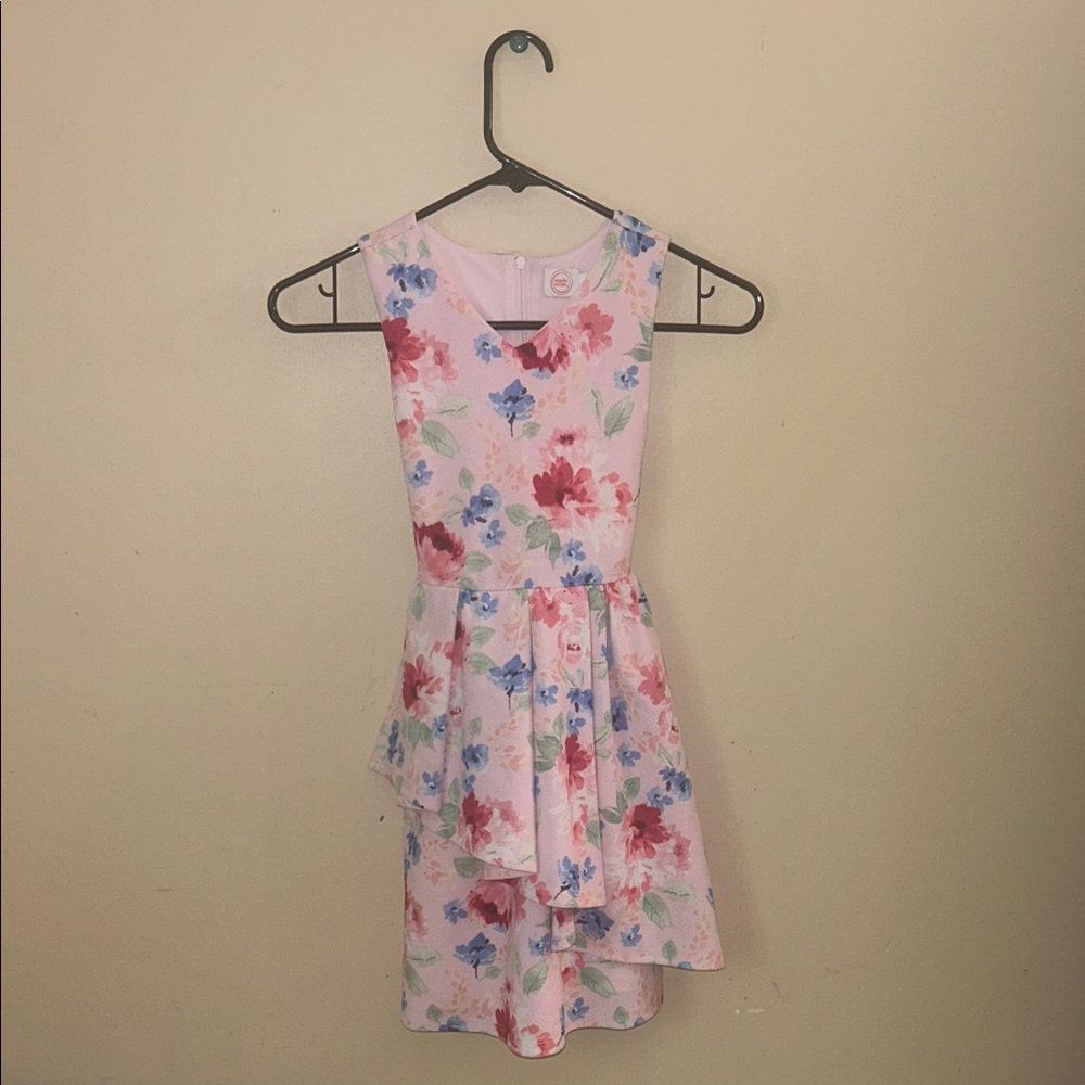 Wonder Nation Pink and Blue Ruffled Sundress